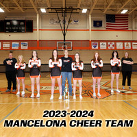 2023 2024 Mancelona Cheer Team in March